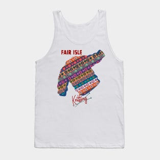 Fair Isle Knitting (Lidiya) Tank Top